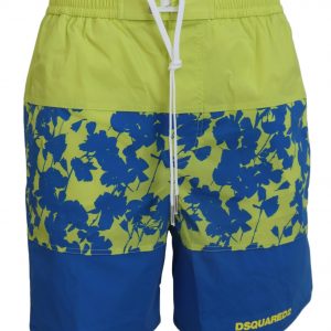 Dsquared2 Blå Grøn Svømme Shorts