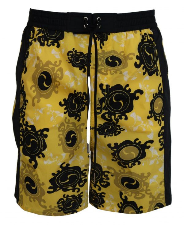 Dsquared2 Gul Sort Bade Shorts