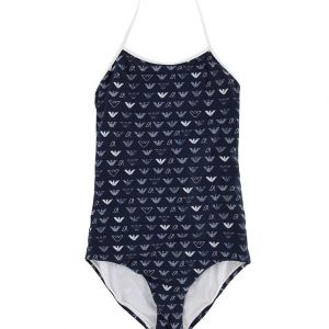 Emporio Armani Badedragt - Navy m. Allover Logo