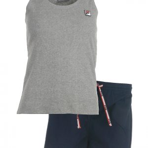 Fila pyjamas sæt, navy-grå - 182 - M+ - 38