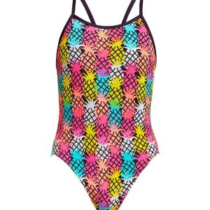 Funkita Badedragt - UV50+ - Single Strap - Pino Punch m. Ananass