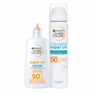 Garnier Ambre Solaire Sensitive Advanced Face Mist SPF50 + Super UV Fluid SPF50+ 40 ml + 75 ml