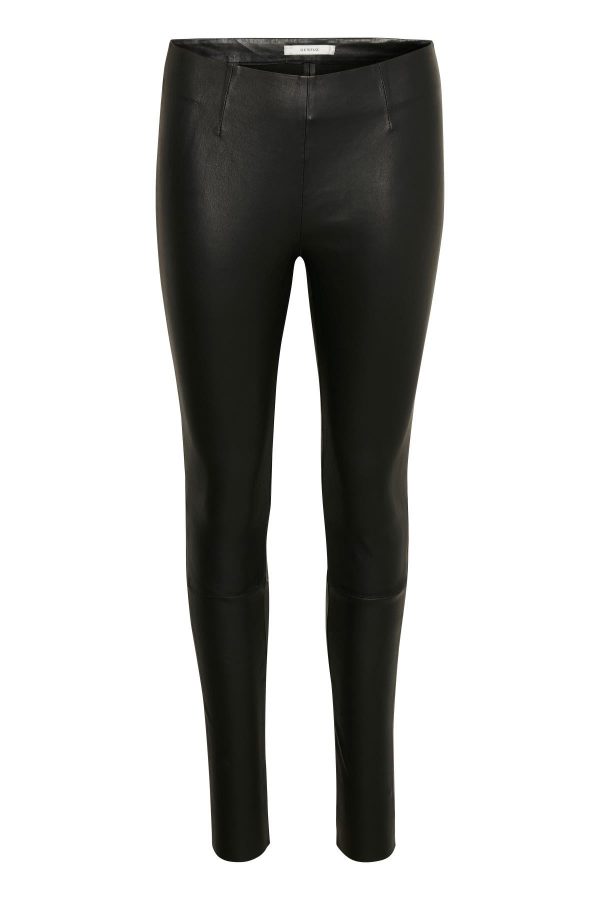 Gestuz Sasha Leggings, Farve: Sort, Størrelse: 42, Dame