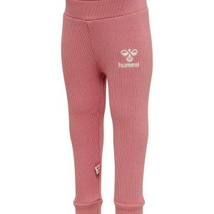 Hummel Leggings - Rib - hmlSami Tights - Dusty Rose