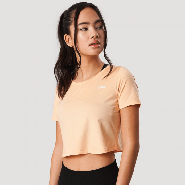 ICANIWILL Training Crop Top Cantaloupe