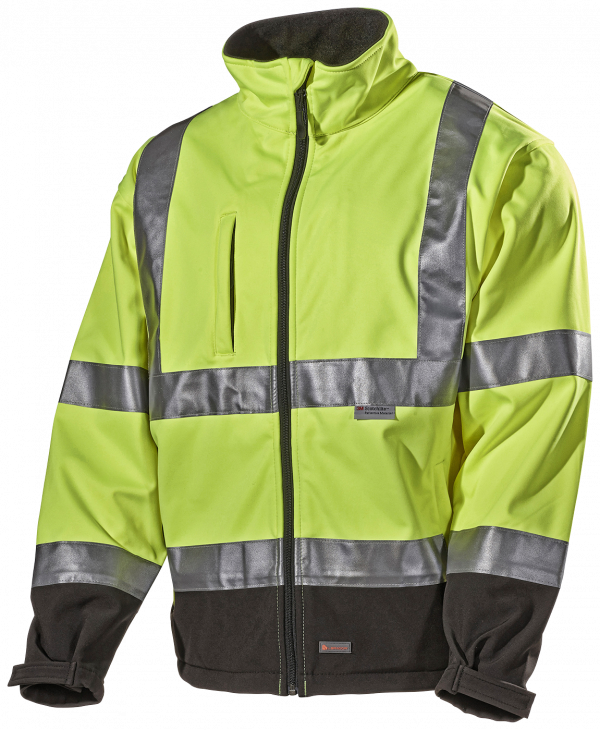 Jakke Softshell 289P GUL Str. XS