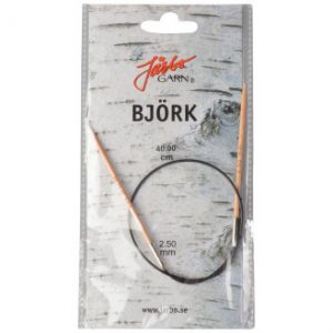 Järbo Björk Rundpinde Birk 40cm 2,50mm / 15.7in US1Â½