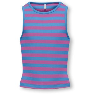 kids ONLY Azure Blue Rosebud Nessa Rib Top - Str. 146-152