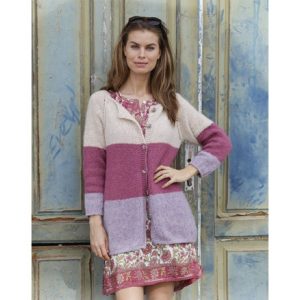 Lavender RoseÂ by DROPS Design - Jakke Strikkeopskrift str. S - XXXL - Small