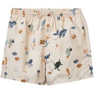 Liewood Badeshorts - Duke - UV40+ - Sea Creature/Sandy