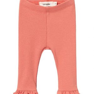 Lil Atelier Leggings - Rib - NbfGago - Canyon Clay