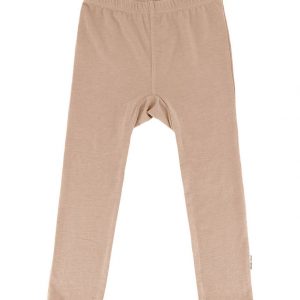 Mikk-Line Leggings - Uld/Bambus - Warm Taupe