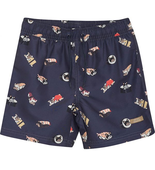 Minymo Badeshorts - Blue Nights m. Bulldogs