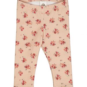 Müsli leggings - Dahlia - Rose Sugar m. Blomster