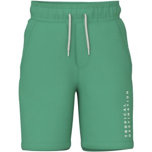 Name It Green Spruce Herry Sweat Shorts - Str. 122