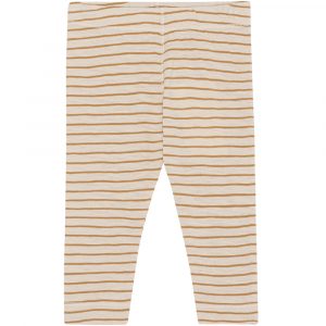 Organic stribet leggings (5-6 år)