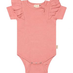 Petit Piao Body k/æ - Rib - Modal - Sea Shell Pink