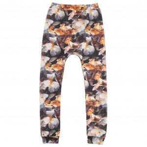 Popupshop Flower AOP Baggy Leggings - Str. 6-9 mdr