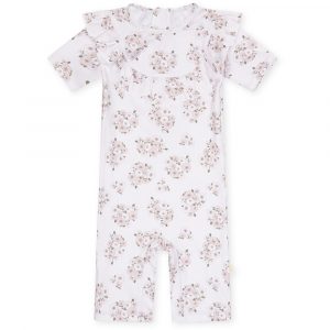 Sabine swim onesie - Spring poppies