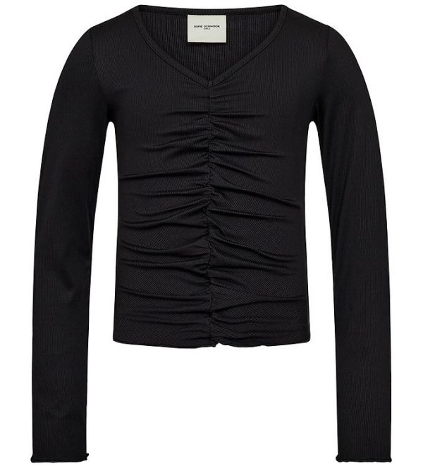 Sofie Schnoor Bluse - Rib - Sort