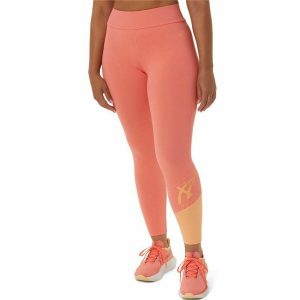 Sport leggings til kvinder Asics Tiger Pink M