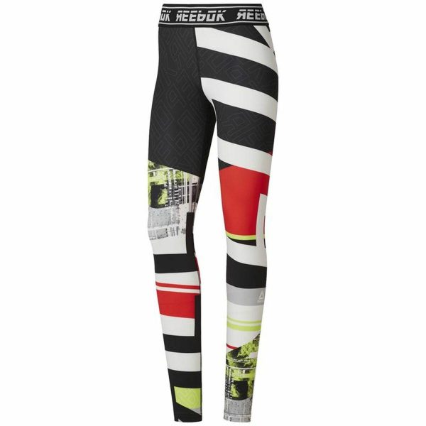 Sport leggings til kvinder Reebok Wor Engineered Sort L