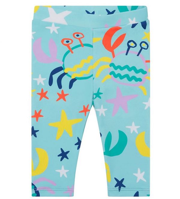 Stella McCartney Kids Badeleggings - UV50+ - Lyseblå m. Print