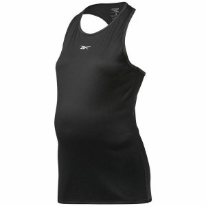 Tank top kvinder Reebok Studio Maternity Restorative Sort S