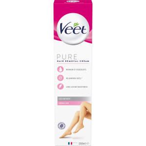 Veet Pure Hair Removal Cream Normal Skin Body & Legs 200 ml