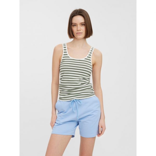 Vero Moda dame top VMSAILOR - Laurel Wreath SNOW WHITE