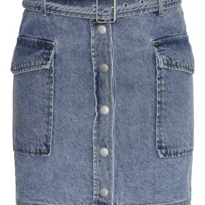 Y.A.S - Daisy Hw Denim Skirt - Light Blue