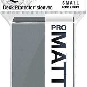 60 lommer - Ultra Pro - Eclipse SMALL (2021): Smoke Grey (GrÃ¥) (Top kvalitet) - Pro-Matte/Non-Glare - Professional Sleeves #15647