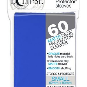 60 lommer - Ultra Pro - Eclipse SMALL: Pacific Blue (BlÃ¥) (Top kvalitet) - Pro-Matte/Non-Glare - Professional Sleeves #85828