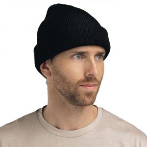 Aclima Flat Knit Balaclava Hat (Sort (JET BLACK) One size)