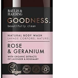 Baylis & Harding Goodness Rose & Geranium Body Wash 500 ml