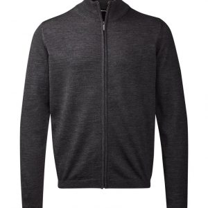 Belika Zip-cardigan - Dark Charcoal Melange