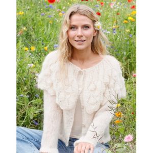 Big Sur Cardigan by DROPS Design - Cardigan Strikkeopskrift str. S - X - Small