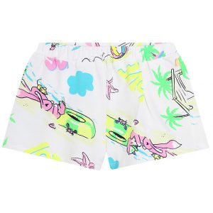 Billieblush Shorts - Hvid m. Surfprint