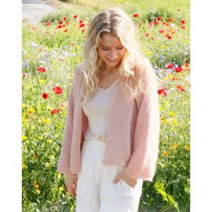 Cherished Moments by DROPS Design - Cardigan Strikkeopskrift str. XS - - X-Small