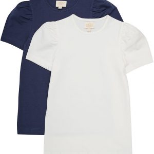 Creamie T-shirt - 2-pak - Cloud/Navy