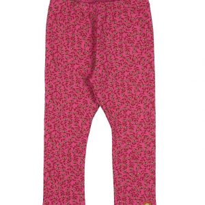 Danefæ Leggings - DaneAndrea - Pink m. Blomster