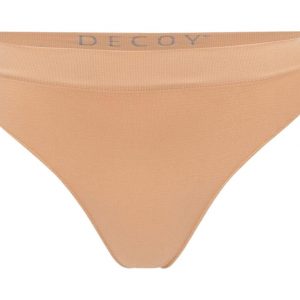 Decoy G-streng trusser, sømløse, nude, str. medium