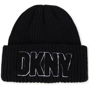 DKNY Hue - Strik - Sort m. Frotté