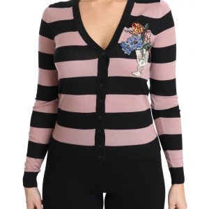 Dolce & Gabbana Elegant Floral Embroidered Cashmere Cardigan