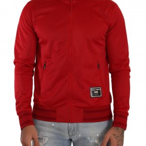 Dolce & Gabbana Stunning Zip Sweater Cardigan in Red