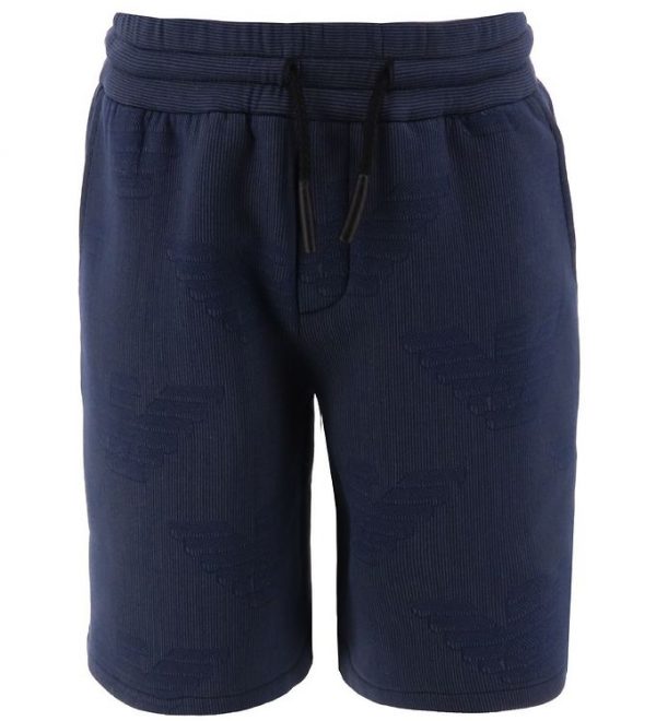 Emporio Armani Shorts - Navystribet m. Logoer