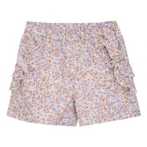 En Fant Shorts - AOP - Eggnog m. Blomster