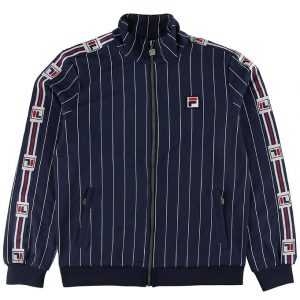 Fila Cardigan - Haben - Navystribet