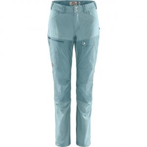 Fjällräven Womens Abisko Midsummer Trousers Short (Blå (MINERAL BLUE-CLAY BLUE/562-563) 36)