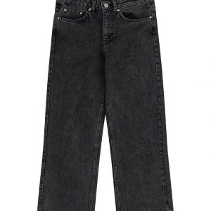 Grunt Jeans - Wide Leg - Dark Grey